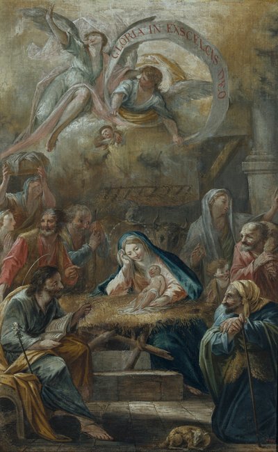 Birth of Jesus and the Adoration of the Shepherds by Francesc Pla Duran